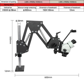 Jewelry Optical Tools Super Clear Microscope without Magnifier Stand Diamond Setting