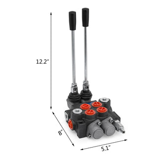 2 / 3 Spool 11GPM 3600PSI Directional Hydraulic Control Valve Double Acting Suitable Use for Pump Hydraulic Cylinder Motor