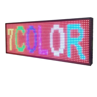 BRAND SMD LED SIGN 39" X 14" BRIGHT LED SCROLLING MESSAGE DISPLAY / PROGRAMMABLE BUSINESS ADVERTISING TOOLS