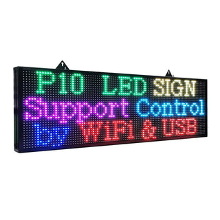 BRAND SMD LED SIGN 39" X 14" BRIGHT LED SCROLLING MESSAGE DISPLAY / PROGRAMMABLE BUSINESS ADVERTISING TOOLS