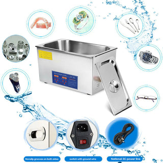 Ultrasonic Cleaner 2L 3L 6L 10L 15L 22L 30L Digital Timer Stainless Steel Bath Jewelry Glasses Watch Cleaning Machine