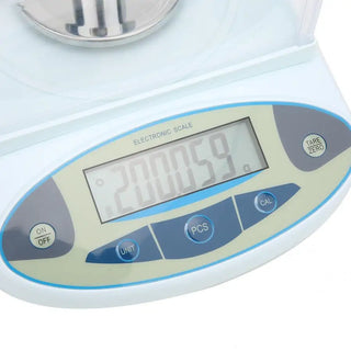 110-240V 1000g 0.01g Digital Lab Analytical High Accuarcy Balance Scale with Weight Peeling Weight Self Correcting Memory