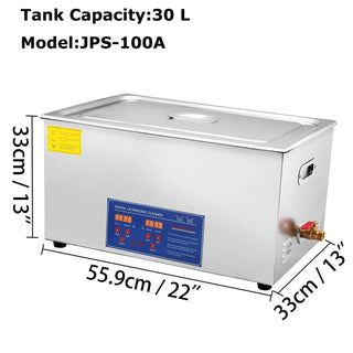 Ultrasonic Cleaner 2L 3L 6L 10L 15L 22L 30L Digital Timer Stainless Steel Bath Jewelry Glasses Watch Cleaning Machine