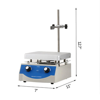 1000ML 3000ML Electric Magnetic Stirrer Hot Plate Vortex Mixer Shaker With Stir Bar Medical Bioloicgal Chemical Laboratory