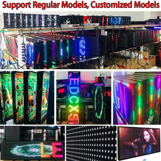 BRAND SMD LED SIGN 39" X 14" BRIGHT LED SCROLLING MESSAGE DISPLAY / PROGRAMMABLE BUSINESS ADVERTISING TOOLS