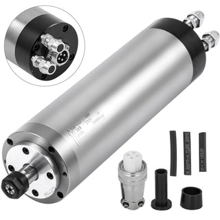 Water Cooled Spindle Motor 0.8KW- 3KW High Speed ER11 ER20 Collet for CNC Engraving Milling Machine & Frequency Converter