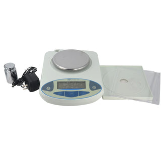 110-240V 1000g 0.01g Digital Lab Analytical High Accuarcy Balance Scale with Weight Peeling Weight Self Correcting Memory