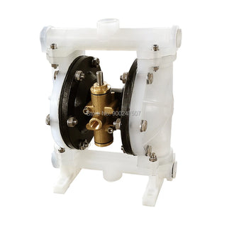 Pneumatic Air Operated Double Diaphragm Pump 1/2" 19 L/min PP Rubber Diaphragm Optional  for Chemical Industrial Water Treatment