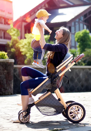 New Baby Stroller 3 in 1 High Landscape Stroller Reclining Baby Carriage Foldable Stroller Baby Bassinet Puchair Newborn