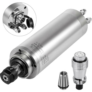 Water Cooled Spindle Motor 0.8KW- 3KW High Speed ER11 ER20 Collet for CNC Engraving Milling Machine & Frequency Converter