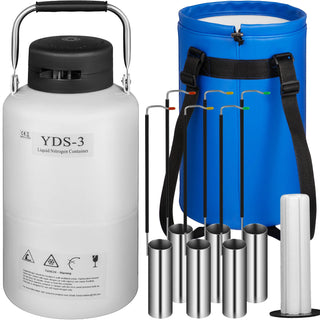 3L 6L 10L 20L Liquid Nitrogen Container Static Cryogenic Tank Aluminum Dremel Accessories Tools Transportation Industry