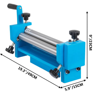 SJ-300 Slip Roll Machine Desktop Manual 300mm Wire Cones Cylinders Tube Roller Press Shaping Tool 2.5mm Metal Plate Bender