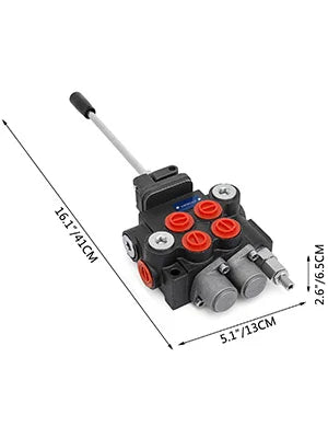 2 / 3 Spool 11GPM 3600PSI Directional Hydraulic Control Valve Double Acting Suitable Use for Pump Hydraulic Cylinder Motor