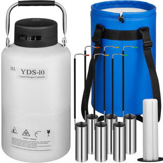 3L 6L 10L 20L Liquid Nitrogen Container Static Cryogenic Tank Aluminum Dremel Accessories Tools Transportation Industry