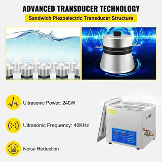 Ultrasonic Cleaner 2L 3L 6L 10L 15L 22L 30L Digital Timer Stainless Steel Bath Jewelry Glasses Watch Cleaning Machine