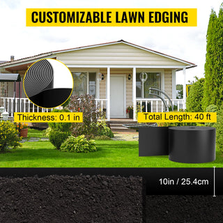 Landscape Edging Terrace Board 40 /150 /300 /60 /80 ft Length 10 inch Depth Lawn Garden Landscaping & Garden Materials