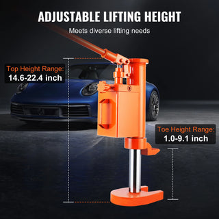 5 Ton On Toe Toe Jack Lift 10 Ton On Top Lift Capacity Machine Jack 360° Rotatable Claw Jack for Machinery Industry