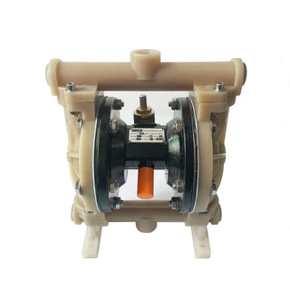 Pneumatic Air Operated Double Diaphragm Pump 1/2" 19 L/min PP Rubber Diaphragm Optional  for Chemical Industrial Water Treatment