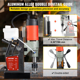 Magnetic Drill, 1200W 1.57" Boring Diameter, Portable Electric Mag Drill Press w/Variable Speed, 580RPM Drilling Machine