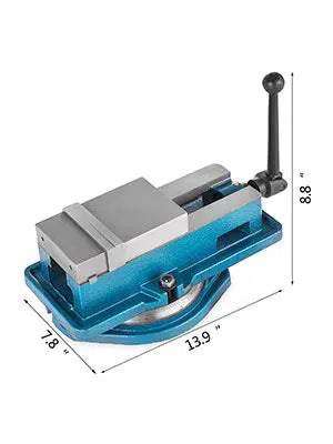 Precision Milling Machine Vise  Accu Lock Swivel Base Clamping Vise Bench Vice Clampfor Milling Drilling Machine