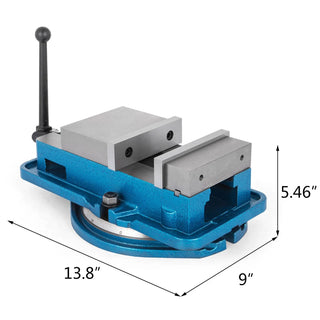 Precision Milling Machine Vise  Accu Lock Swivel Base Clamping Vise Bench Vice Clampfor Milling Drilling Machine