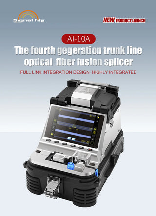 AI-10A AI-9 AI-6A AI-6C AI-6C+  Optial Fiber Fusion splicer Machine SM & MM With VFL OPM 5S Splicing Machine 6 Motors