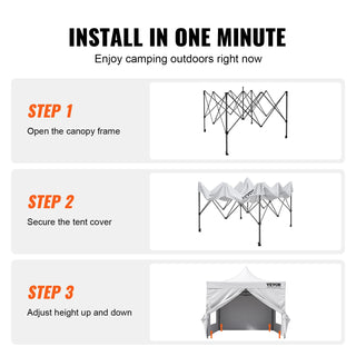 10x10 FT Pop up Canopy with Removable Sidewalls Portable Gazebo & Wheeled Bag  UV Resistant Waterproof Tent for Patio