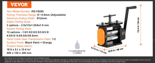 45/57/75/76 mm Jewelry Rolling Mill Machine 3-in-1 Multi-function Rolling Mill for Metal Jewelry Making Sheet Square Wire