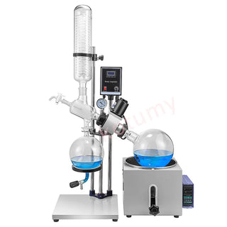 1000W 2L/1L Rotary Evaporator With LCD Screen RE-201 Vacuum Distillation Purification Crystallization