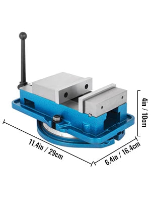 Precision Milling Machine Vise  Accu Lock Swivel Base Clamping Vise Bench Vice Clampfor Milling Drilling Machine