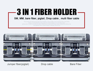 AI-10A AI-9 AI-6A AI-6C AI-6C+  Optial Fiber Fusion splicer Machine SM & MM With VFL OPM 5S Splicing Machine 6 Motors