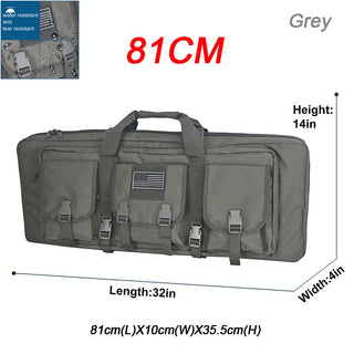 32 38 42 inch Double Rifle Case Bag Tactical Weapon Gun Case Rifle & Pistol Bag Long Gun Bag for Hunting Range Sports Transport