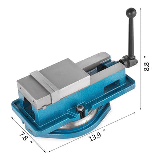 Precision Milling Machine Vise  Accu Lock Swivel Base Clamping Vise Bench Vice Clampfor Milling Drilling Machine