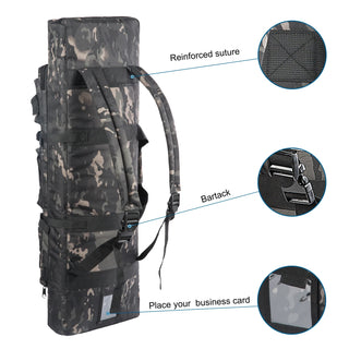 32 38 42 inch Double Rifle Case Bag Tactical Weapon Gun Case Rifle & Pistol Bag Long Gun Bag for Hunting Range Sports Transport