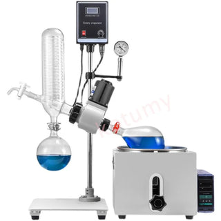 1000W 2L/1L Rotary Evaporator With LCD Screen RE-201 Vacuum Distillation Purification Crystallization