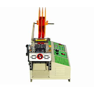 LY 220V/110V 400W LCD Screen Hot and Cold  Automatic Cloth Tape Cut Machine Magic Sticker Knife Tube Zipper Heat Shrink Cutter