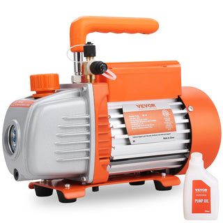 1/5 HP Single Stage Vacuum Pump 3.5 CFM  Air Conditioning Conditioner  for HVAC Repair, Refrigeration Maintenance