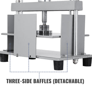 Manual Paper Press Machine 12x8.6 inch for A4 Papers 10cm Thickness Steel Frame Paper Press Machine Papermaking Book Press