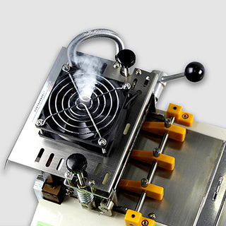 LY 220V/110V 400W LCD Screen Hot and Cold  Automatic Cloth Tape Cut Machine Magic Sticker Knife Tube Zipper Heat Shrink Cutter