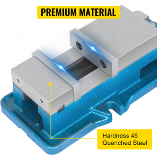 Bench Vise 3/4/5" CNC Lock Down High Precision Vise Clamp With Adjustable Handle for Finishing Milling Drilling Machines