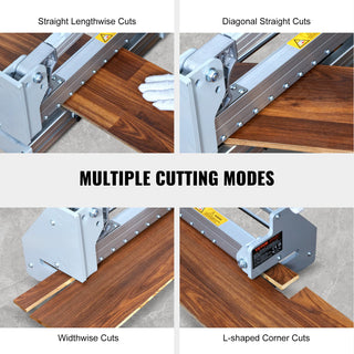 Floor Cutter 13 inch Cuts Vinyl Plank Laminate Engineered Hardwood Siding 0.47in Cutting Depth Effortless Easy Cutting