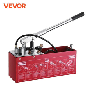 Hydraulic Manual Pressure Test Pump Hydrostatic Water Pressure Tester 0-50 Bar 12L Tank for Pipeline Heating Irrigation