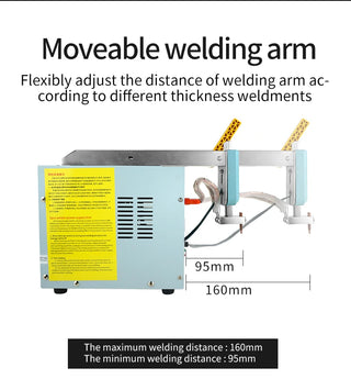 3.6KW SUNKKO 738AL Spot Welding Machine New Upgraded Telescopic Arm Handheld WIth Spot Welding Pens Precision Pulse Spot Welders