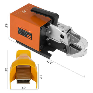 Pneumatic Crimping Tool Am-10 Air Powered Wire Terminal Crimping Machine Pneumatic Crimper Plier Machine 10 Sets Of Dies