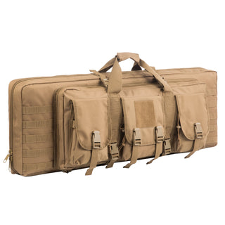 32 38 42 inch Double Rifle Case Bag Tactical Weapon Gun Case Rifle & Pistol Bag Long Gun Bag for Hunting Range Sports Transport