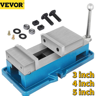 Bench Vise 3/4/5" CNC Lock Down High Precision Vise Clamp With Adjustable Handle for Finishing Milling Drilling Machines