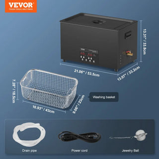 Ultrasonic Cleaner  Digital Ultrasonic Cleaning Machine with Upgraded Degassing   Model  Industrial Ultrasound Cleaner