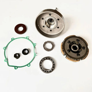 Wet Shoe Clutch Drum Housing Carrier One Way Bearing Kit for Hisun Massimo MSU HS400ATV HS400UTV UTV ATV 400 21210-003-0000