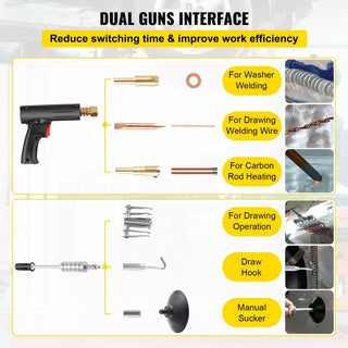 CMTOOL 3500A Spot Dent Puller Dent Puller Machine 1.8KW Dent Puller Welder Automobile Sheet Metal Repair Welding Machine Pulling