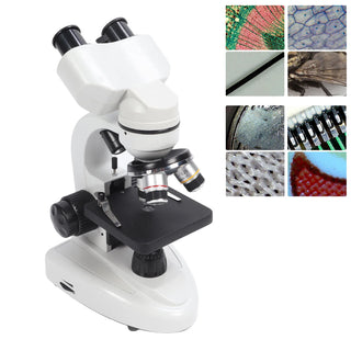 Binocular Microscope 40X‑5000X 360° Rotation Clear Image High Definition for Inspection Laboratory Binocular Microscope Tool